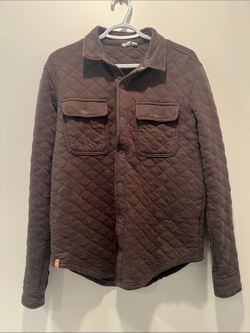 Men’s quilted coville ten tree size small
